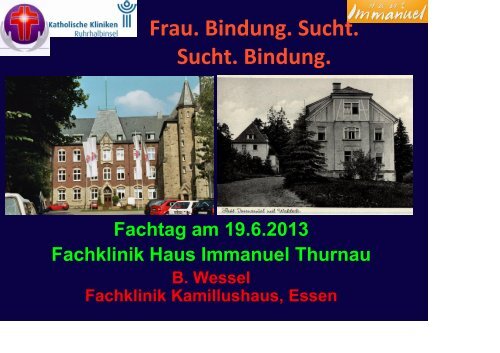 BindungsstÃ¶rung & Sucht - Fachklinik - Haus Immanuel