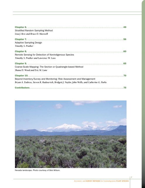 Inventory and Survey Methods for Nonindigenous Plant Species (PDF)