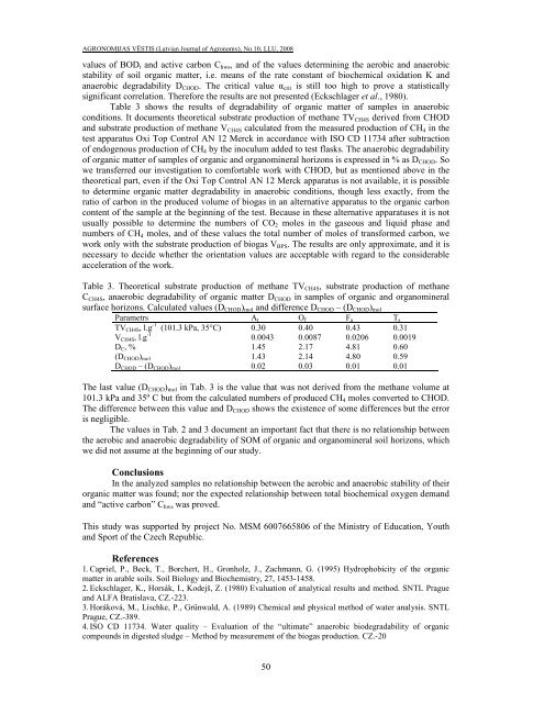 AGRONOMIJAS VÄSTIS - Latvijas LauksaimniecÄ«bas universitÄte