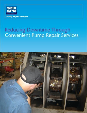 pump repair services brochure - front - Weir Oil & Gas Division