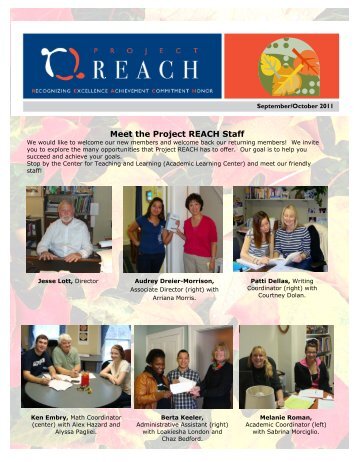 Meet the Project REACH Staff - Cazenovia College