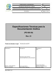 Especificaciones Técnicas para la Documentación Gráfica - Emasesa