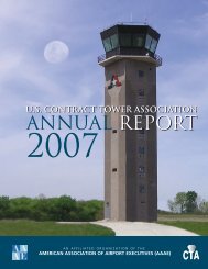 REPORT ANNUAL REPORT - Contract Tower Association