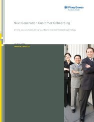 White Paper - Next Generation Customer Onboarding - Pitney Bowes