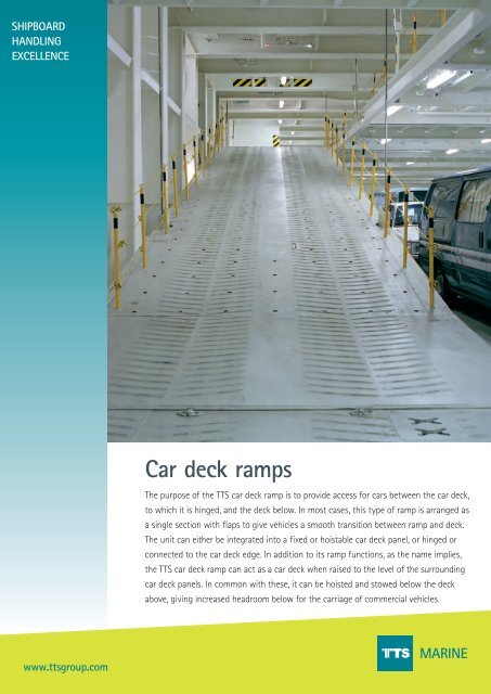 TTS Marine TTS Hoistable Car Deck