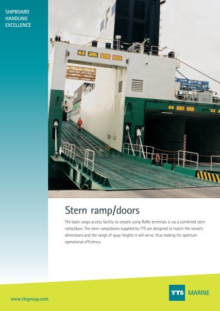 Stern Ramp Doors Marine Tts Group Asa