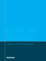 Code of Conduct - Roland Berger