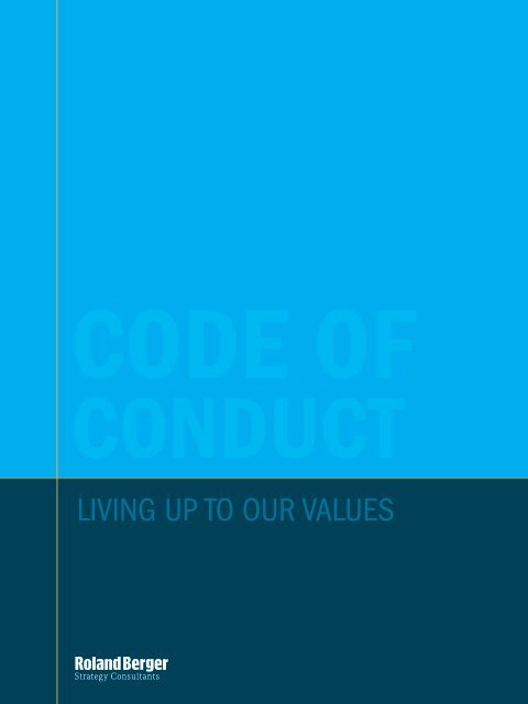 Code of Conduct - Roland Berger