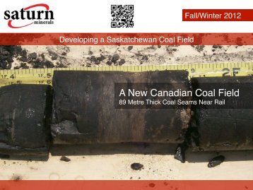 Coal Discovery - Saturn Minerals