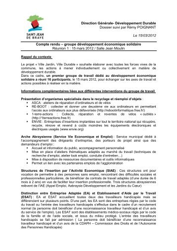 DÃ©v eco solidaire CR 15/03/2012 (pdf - 29,91 ko) - Ville de Saint ...