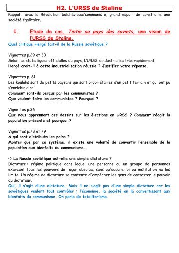 SÃ©ance L'URSS de Staline.pdf - Cours histoire-gÃ©ographie