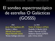 sondeo espectroscópico de estrellas O Galácticas (GOSSS)