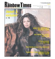 march 2008 - The Rainbow Times