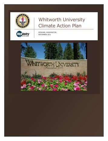 Whitworth University Climate Action Plan - ACUPCC Reports ...