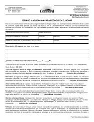 home-based business application and permit - City of Concord