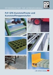 GFK Kunststoffroste DE - PcP . PcP. Sicherheitsroste GmbH . Stahl ...