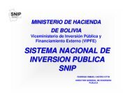 SISTEMA NACIONAL DE INVERSION PUBLICA - Departamento ...