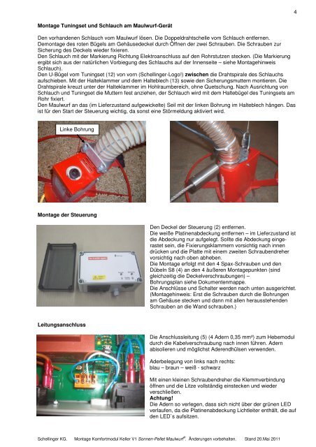 Elektrische Hebevorrichtung