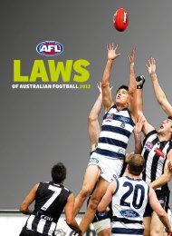 Laws of Australian Football 2012