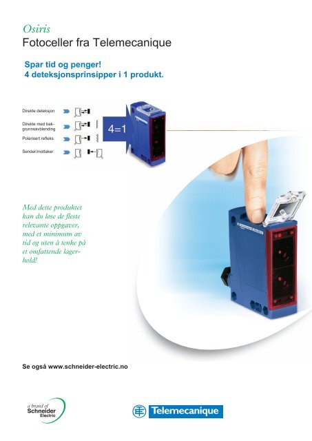 Osiris Fotoceller fra Telemecanique - Schneider Electric