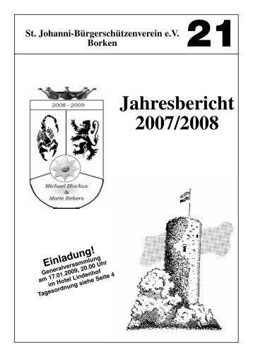 Jahresbericht 2008:Jahresbericht 2007 - St. Johanni