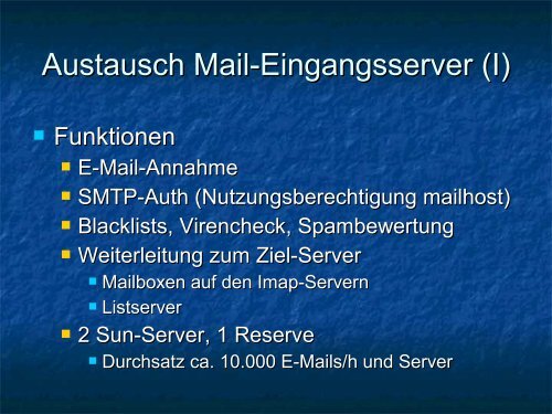 SPAM und volle Mailboxen