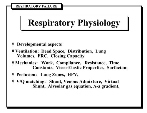 Respiratory Failure in Children - Nemours