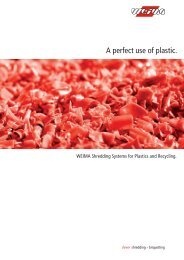 Shredder for all types of plastic. - Weima GmbH