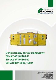 zestaw manewrowy EH-d02-W/1,0/II/04.01 - Kopex Electric Systems