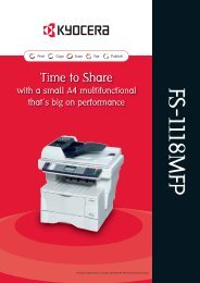 FS-1118MFP - KYOCERA Document Solutions