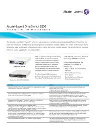 Alcatel-Lucent OmniSwitch 6250 - Adventus