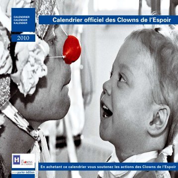 Calendrier officiel des Clowns de l'Espoir