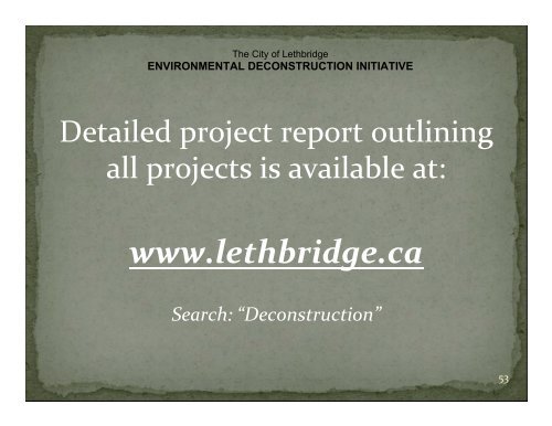 Dean Romeril - Recycling Council of Alberta