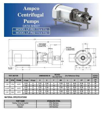 LF Data Sheets.pdf - Ampco Pumps Company