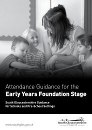 Early years attendance - South Gloucestershire Council