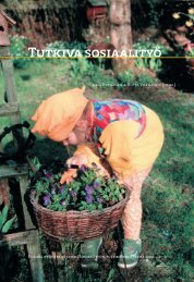 Tutkiva sosiaalityo 2001.pdf - Sosiaalityön tutkimuksen seura