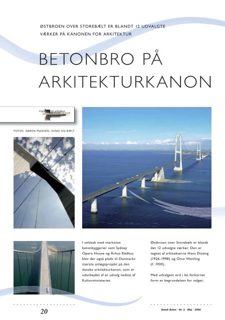 Download blad nr. 2-2006 som pdf - Dansk Beton