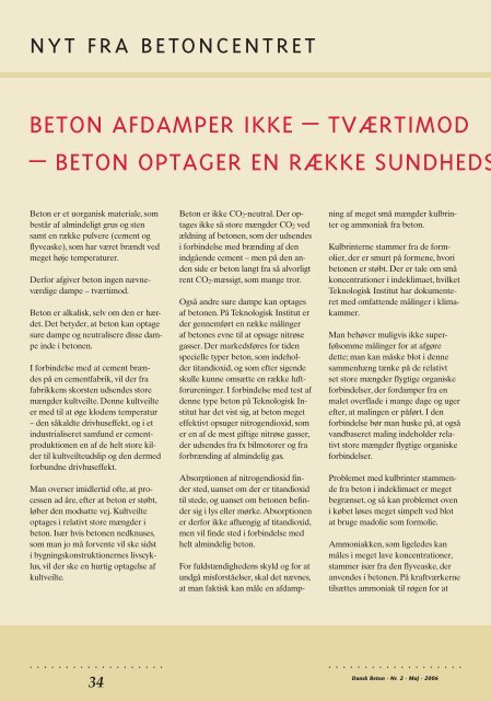 Download blad nr. 2-2006 som pdf - Dansk Beton