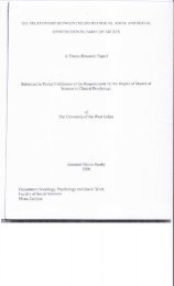 A Thesis (Research Paper) Submitted in Partial Fulfillment ... - Uwi.edu