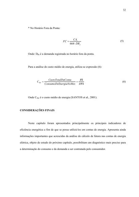 anÃƒÂ¡lise tarifÃƒÂ¡ria com base nas faturas de energia elÃƒÂ©trica do grupo a