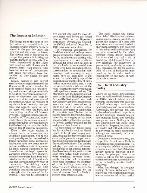 Fall 1983 – Issue 30 - Stanford Lawyer - Stanford University