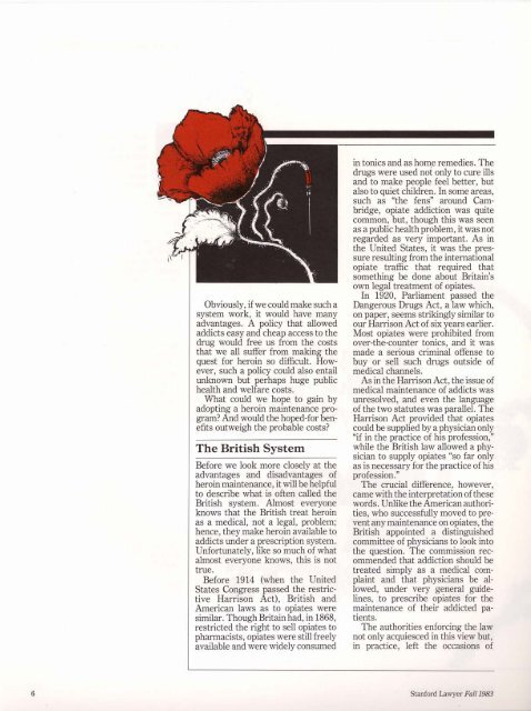 Fall 1983 – Issue 30 - Stanford Lawyer - Stanford University