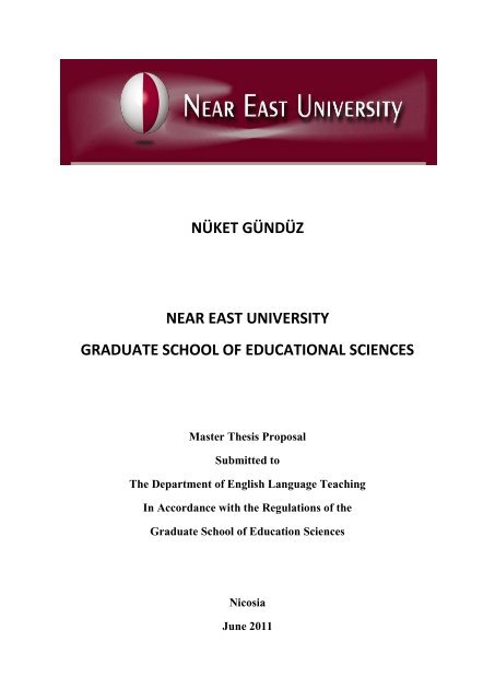 sample thesis proposal about education