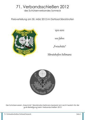 Werner-Ruf-Pokal - Schützenverein Alttrauchburg