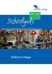Schoolgids Hommesplein - Stikkerlaan - Dollard College