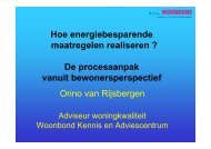 De eerste presenstatie was van Onno Van Rijsbergen van het ...