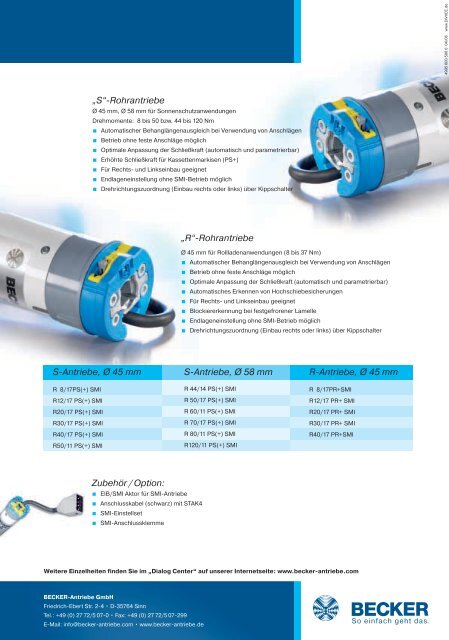 SMI - Becker-Antriebe International