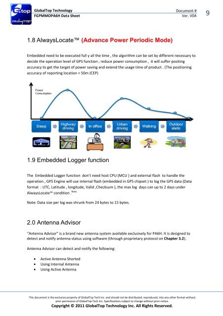 Datasheet for the PA6H - Adafruit