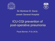 ICU-CQI prevention of post-operative pneumonia - Safer Healthcare ...