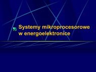 Systemy mikroprocesorowe w energoelektronice